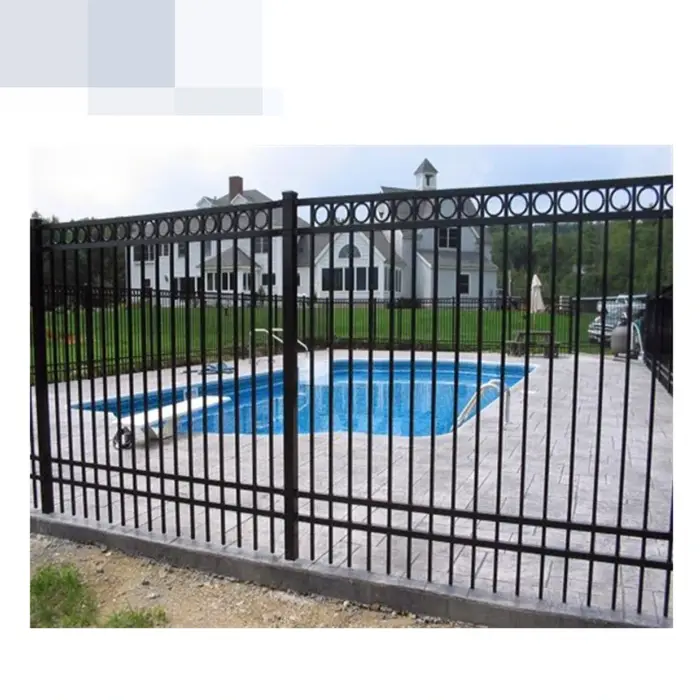 Clôture de confidentialité en aluminium pour jardin extérieur