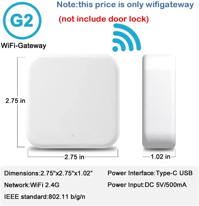Contrôleur d'accès intelligent Bluetooth K2/K2F avec application TTLock, lecteur d'empreintes digita