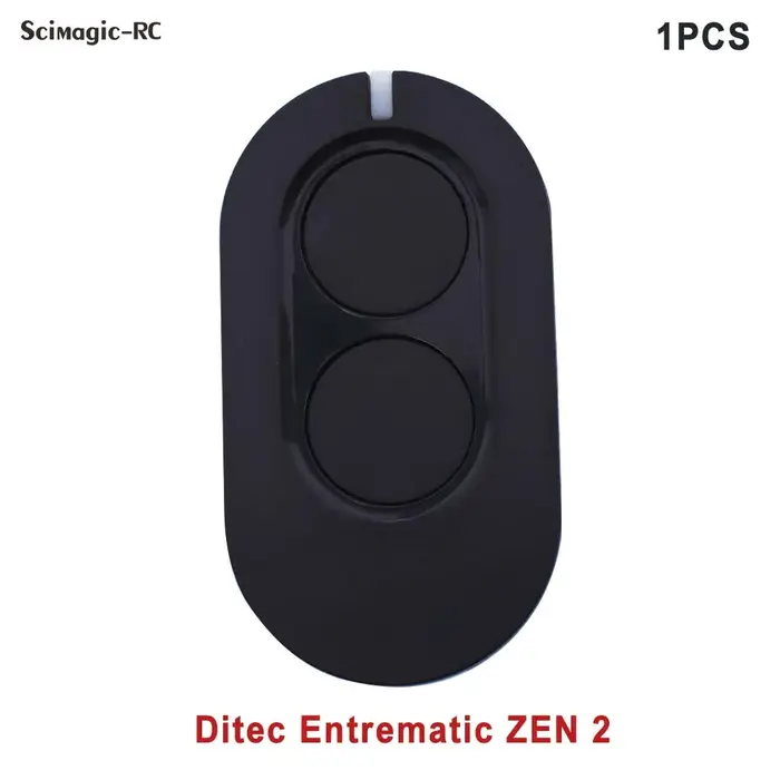 Télécommande portable DITEC ZEN 2 ZEN4 pour ouvre-porte de garage 433 MHz à code roulant, porte-clés
