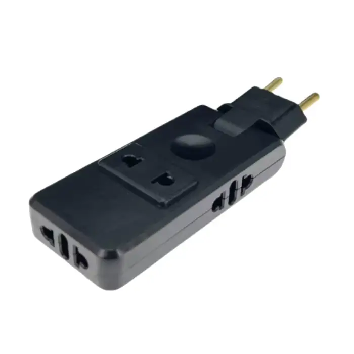 Prise électrique 4 en 1 ue, adaptateur de prise rotative à 180 degrés, Extension ue vers US, convert