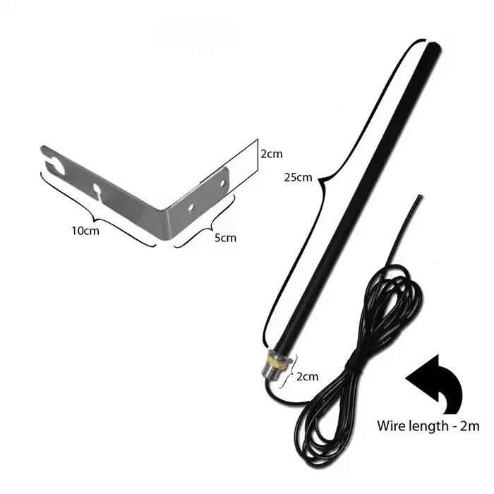 Antenne externe pour porte de garage, protection de sécurité pour télécommande de garage, antenne de