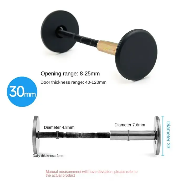 Nouveau Cache-trou de porte galvanisé de sécurité antivol, cache-œil de porte décoratif, outil porta