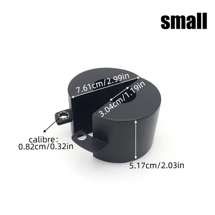 Couvercle de serrure en acier inoxydable, couvercle de poignée de porte, protection antivol, vanne d