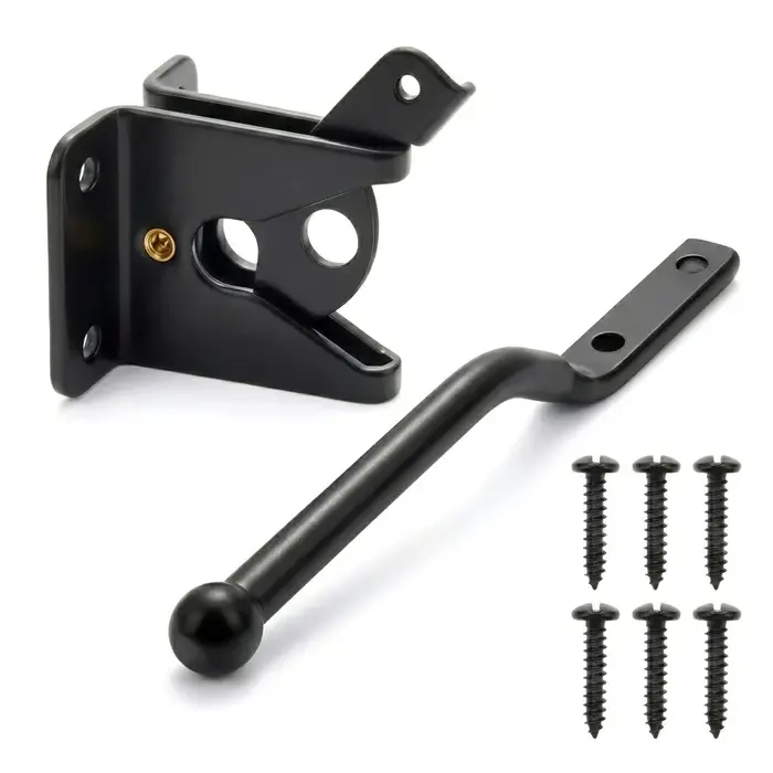 Loquet de portail automatique robuste avec boulon en acier au carbone, fermeture automatique, pour c