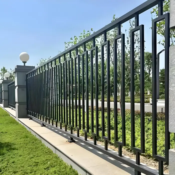 Simple design personalized railing aluminum fence or gate or garden panel post