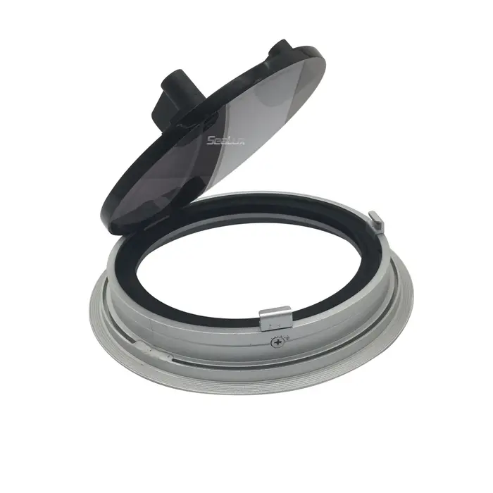 Sealux – cadre en aluminium certifié CE, ouverture de porte ronde, pour bateau, Yacht, matériel mari