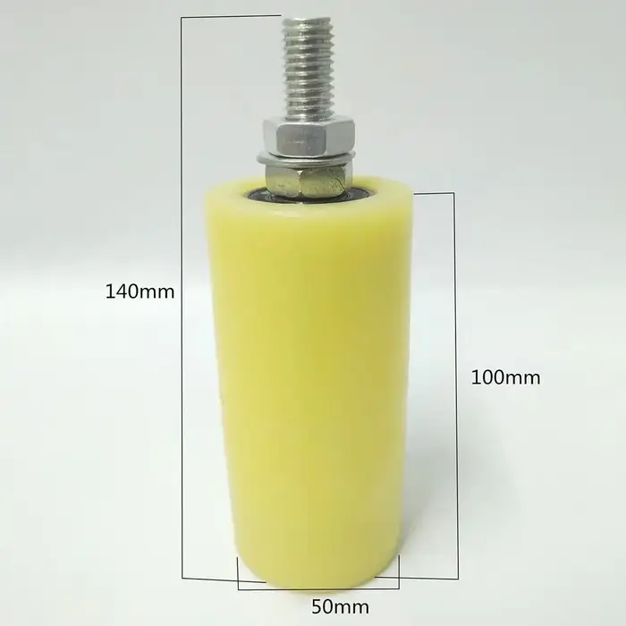 Rouleau de guidage de portail coulissant en nylon durable