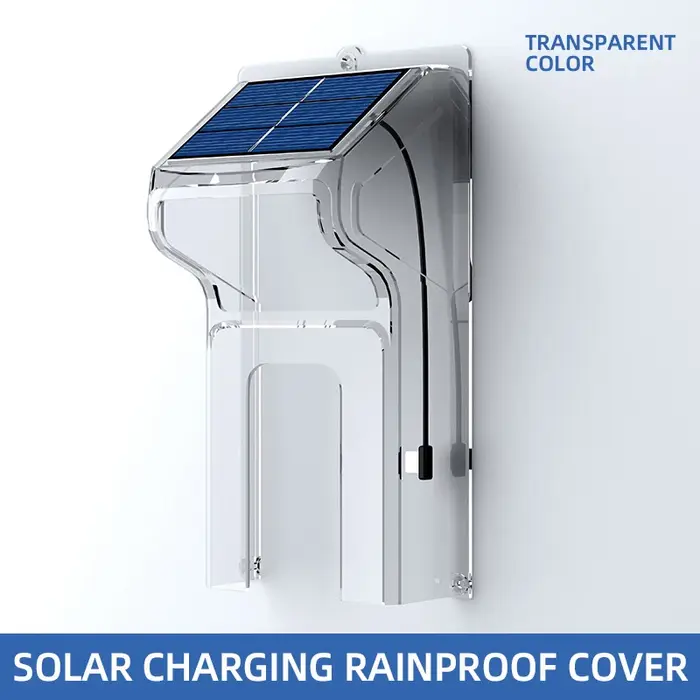 Sonnette sans fil extérieure étanche avec couverture solaire caméra WiFi porte numérique Peepholes i