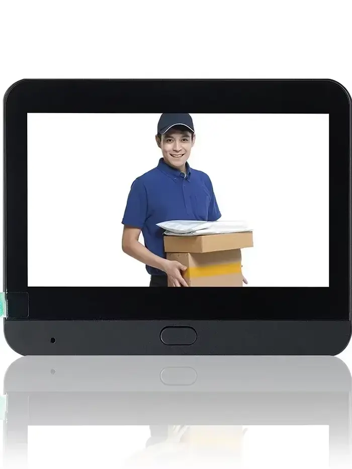 Caméra de sonnette LCD 4.3 pouces, caméra vidéo visuelle pour maison et extérieur, détecteur de port