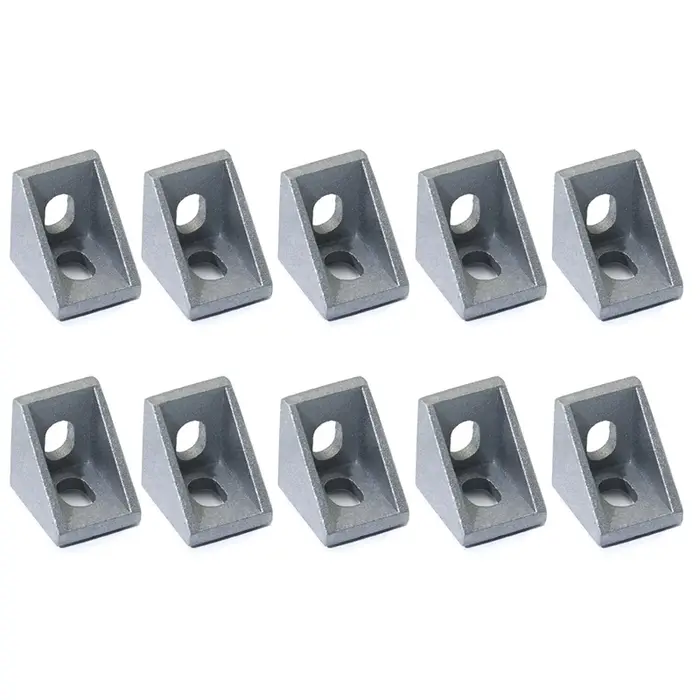 Support d'angle de profil en aluminium, série 2020, connecteur à Angle droit en forme de L pour prof