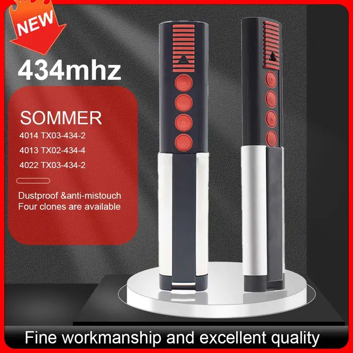 SOMMER-Commande à distance pour porte de garage, 434 mhz cruc03 cruc02 434 4 2 XP 434 mhz 4014 4013 