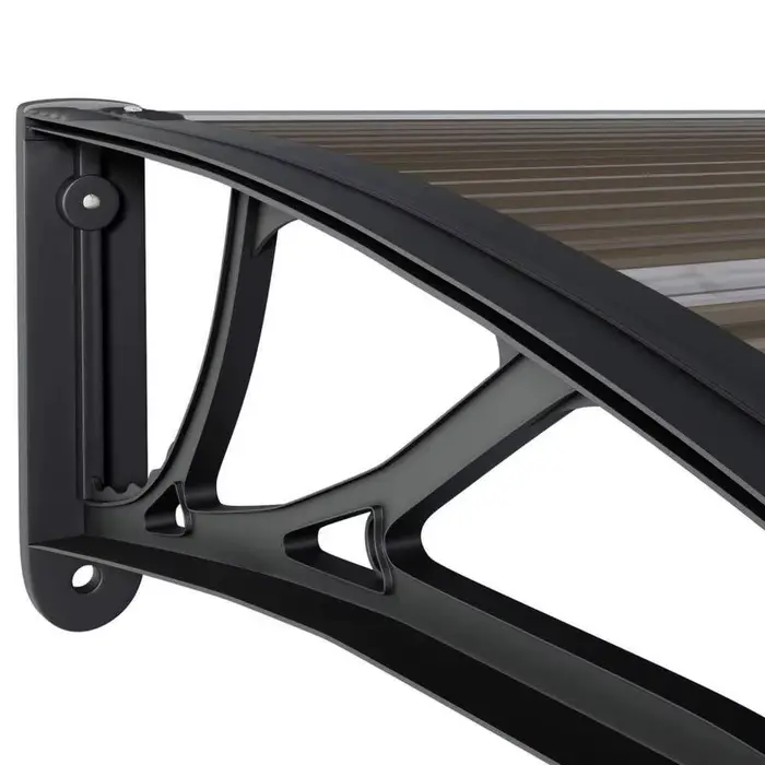 Auvent de protection anti-UV en polycarbonate, abri robuste en aluminium pour voiture, protection co