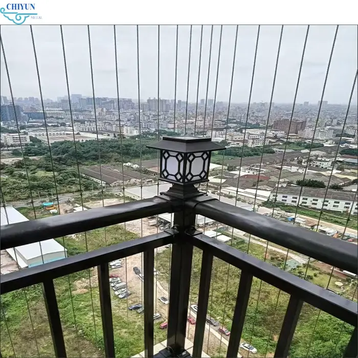 Lame de liaison en plaque d'aluminium, poudre noire, opérateur de porte horizontale, grilles de fenê