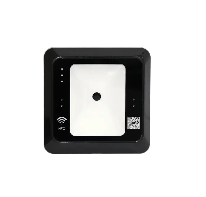 Lecteur de contrôle d'accès intelligent QR500 avec scanner de codes QR, codes-barres et NFC, Wiegand