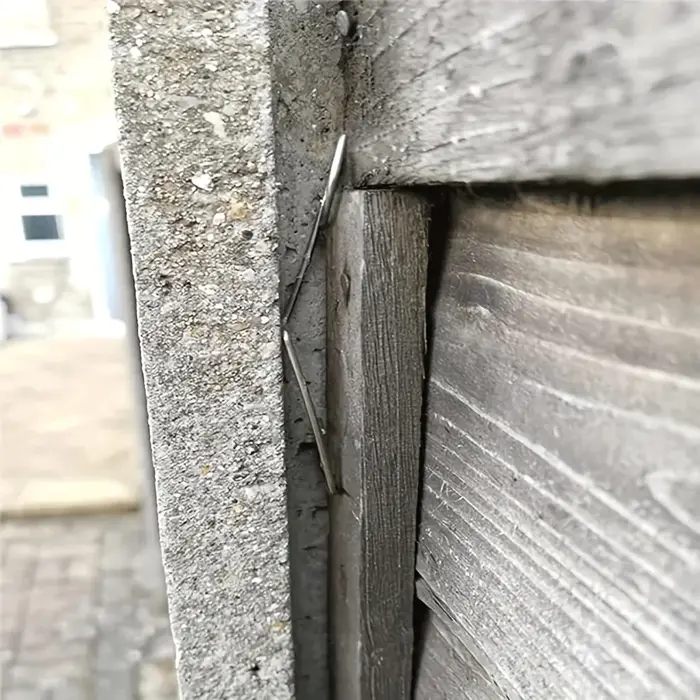 Pince de fixation de plaque de clôture en acier inoxydable