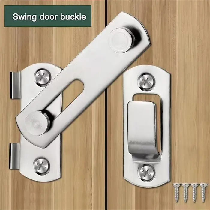 Verrous de porte coulissants en acier inoxydable, 1 pièce, quincaillerie pour porte de grange, placa