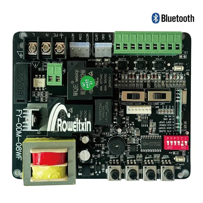 Circuit imprimé de moteur de porte coulissante 220V/110V, avec arrêt lent, fermeture automatique, té