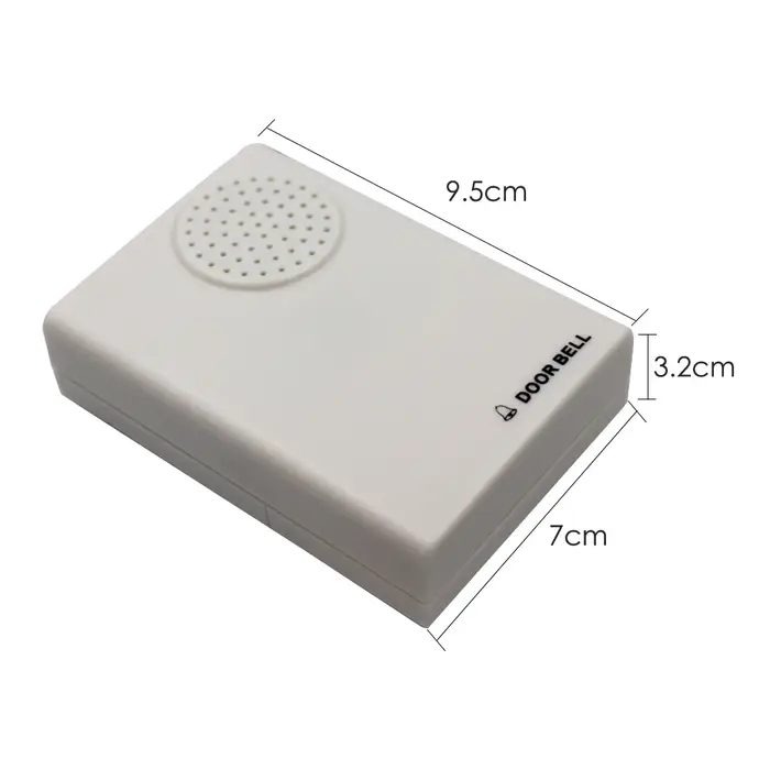 Sonnette externe filaire DC 12V, contrôle d'accès, sonnerie forte Ding-dong pour système de contrôle
