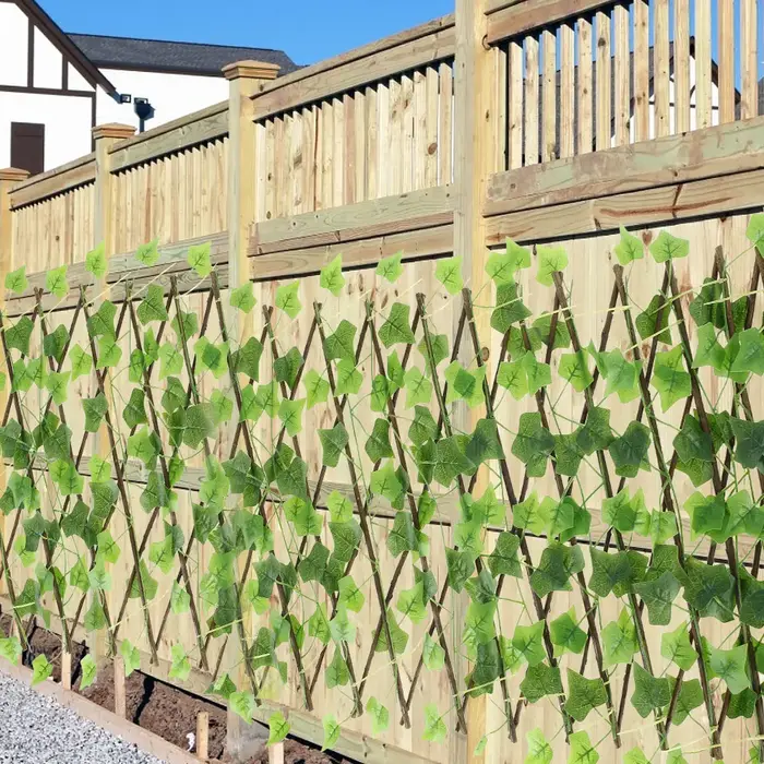 Panneau de clôture en treillis de jardin artificiel