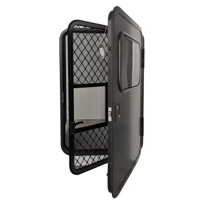 Cadre en alliage d'aluminium 600-900mm, serrure à Point unique, porte de remorque de caravane RV ave