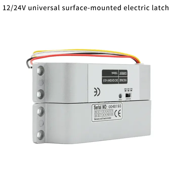 12V ou 24V Exposés Électrique Loquet Porte En Bois, Porte En Fer, Porte Coupe-Feu, Réglage du Retard