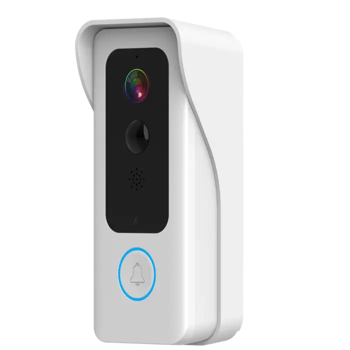 Sonnette sans fil WIFI 2MP 1080P avec application i-Cam+, interphone grand angle, visiophone avec ca