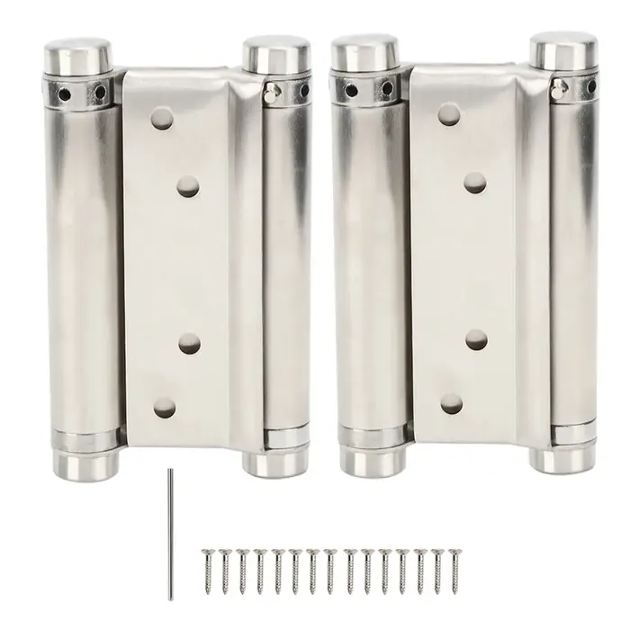 Charnière à ressort double action de 4 pouces pour portes battantes de saloon, de café, de maison, d