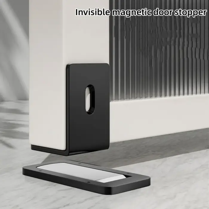 Butoir de porte magnétique Invisible en alliage d'aluminium