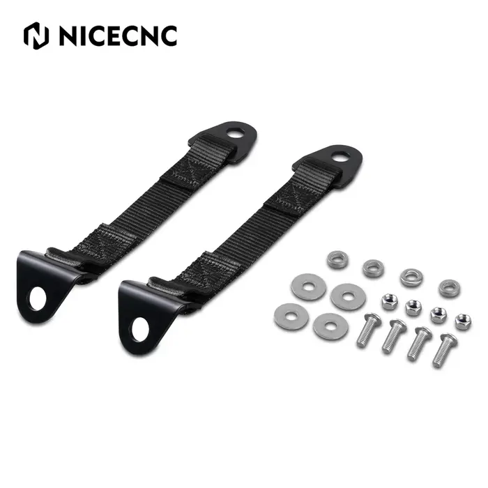 NICECNC UTV 2PCS courroies limiteur de contrôle de porte battant POLYESTER et acier 45 pour CAN AM M