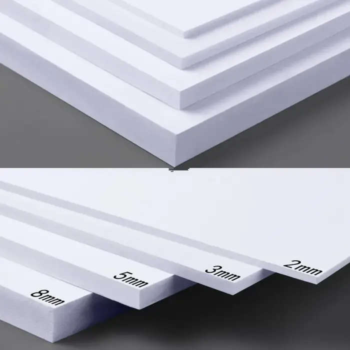 Panneau en mousse PVC blanc/noir, 300x200mm, 5 pièces, pour bricolage, matériaux de construction, mo