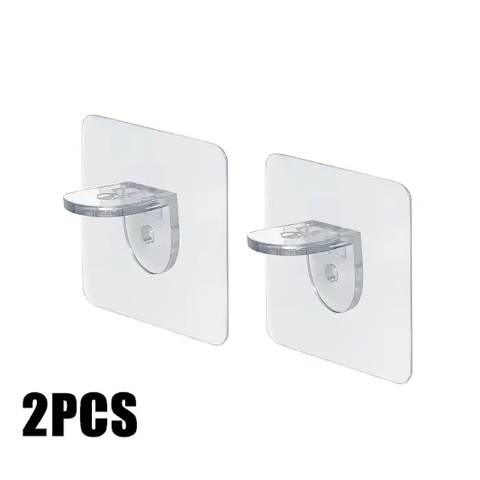 Support de fixation sans poinçon, 2 pièces, Support de séparation superposé, fixateur de connexion d