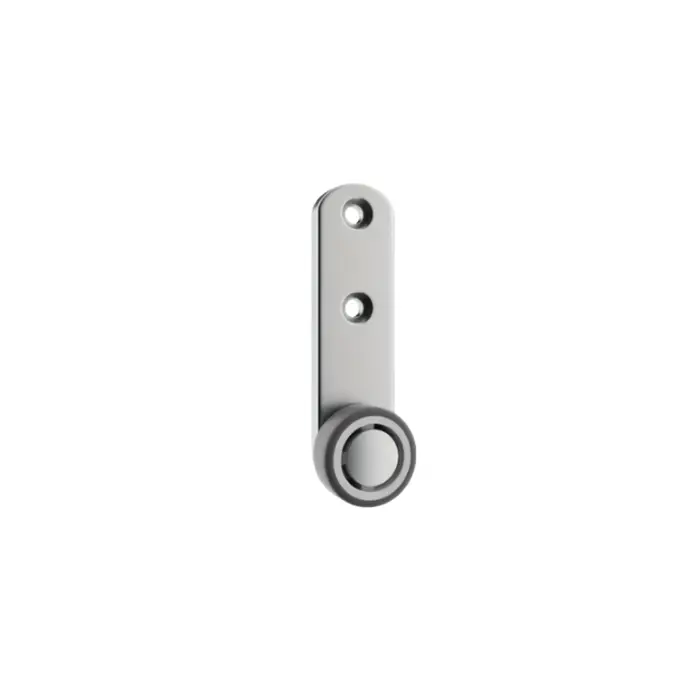 Roue de porte coulissante silencieuse robuste avec 4 rouleaux et 8 vis, roulettes directionnelles en