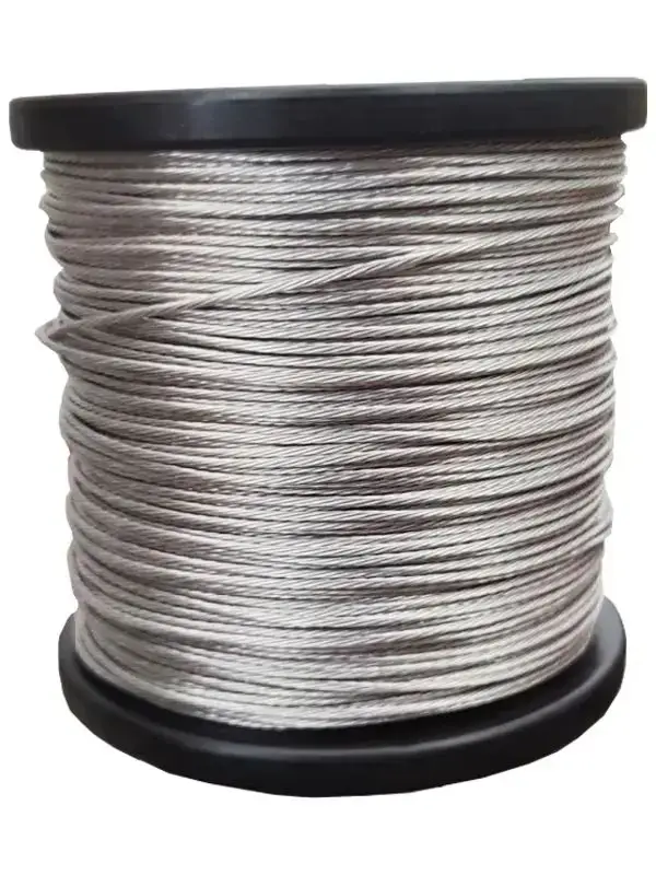 Fil de clôture électrique en alliage d'aluminium et de magnésium de 200 m, 1,8 mm, conducteur haute 