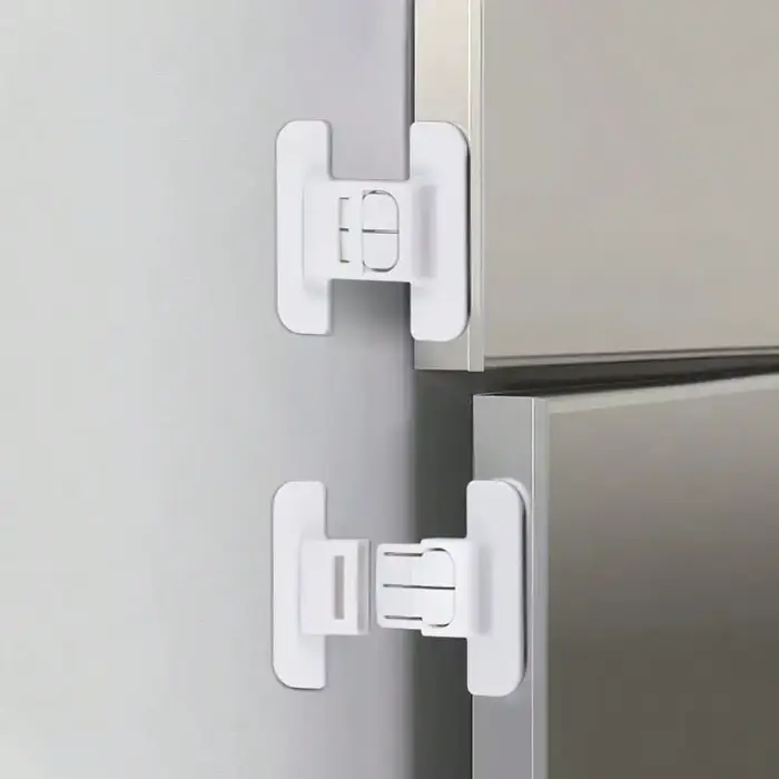2 mécanismes de verrouillage anti-pincement multi-usages. Conception à double verrouillage. Serrure 