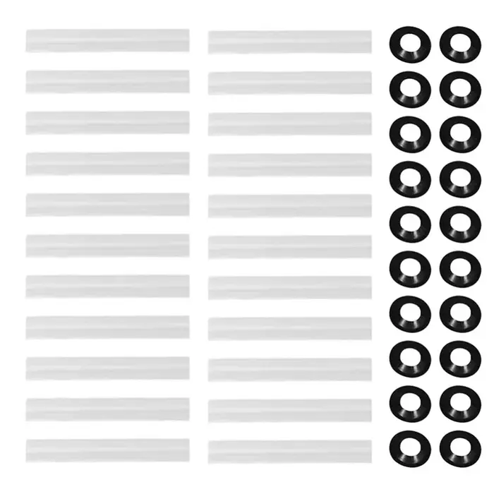 Rouleaux de porte de Garage silencieux, 20 pièces, manchons de charnière de porte de Garage robustes