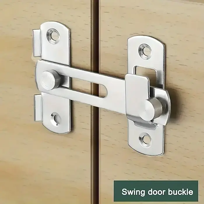 Verrous de porte coulissants en acier inoxydable, 1 pièce, quincaillerie pour porte de grange, placa