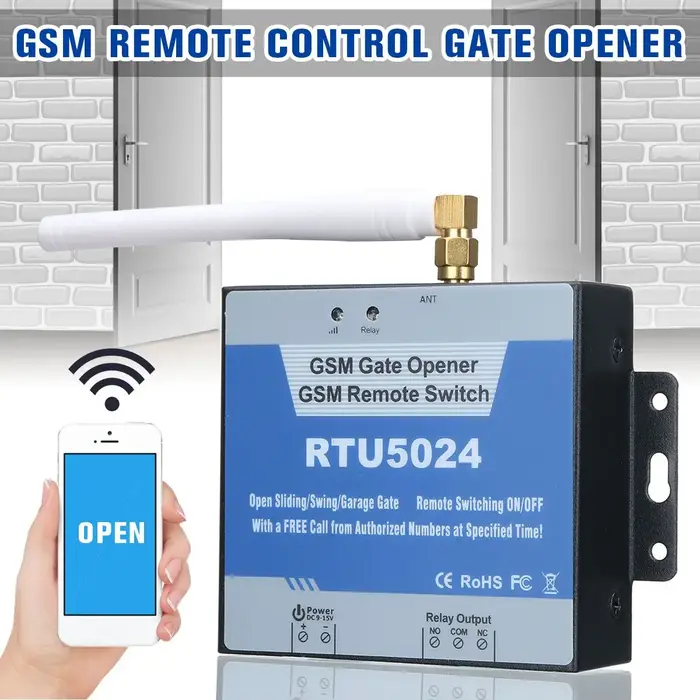 RTU5024-Ouvre-porte avec télécommande sans fil, commutateur de citations, accès à la porte, appel gr