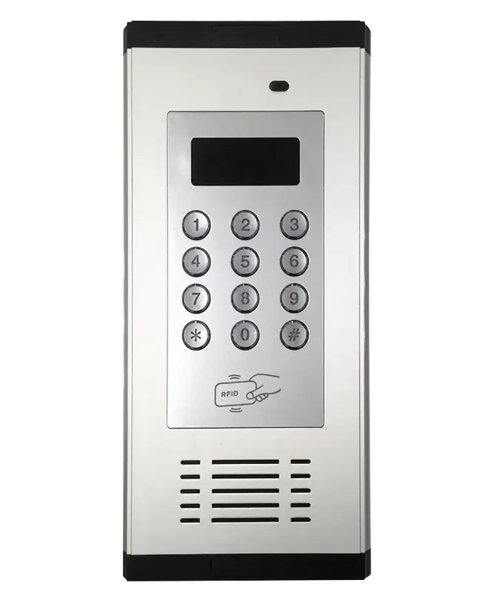 Interphone de porte GSM 4G, avec clavier de contrôle d'accès rétroéclairé, ouverture à distance par