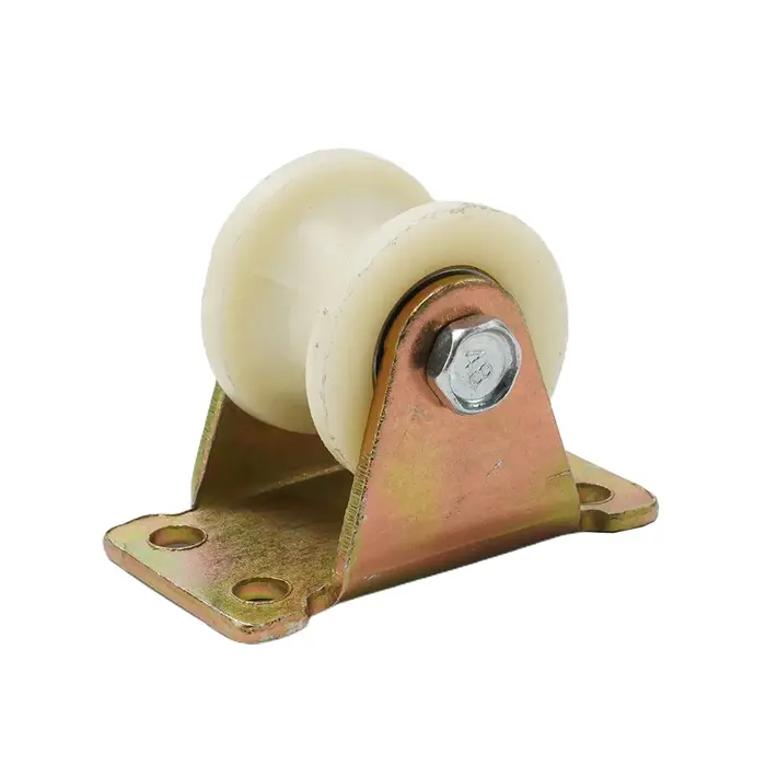 Rouleau rainuré en nylon 30 mm 45 #   Rouleaux de poulie de piste coulissante, porte rainurée en Nyl