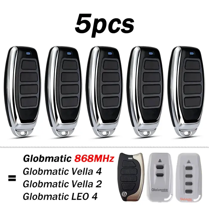 Nouvelle télécommande Globmatic Vella LEO 2 4 Vella2 Vella4 LEO4 pour garage/portail