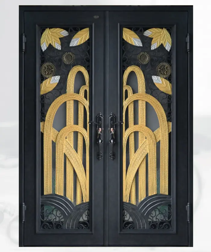 Porte pare-balles d'entrée principale standard européen, porte d'entrée de sécurité en acier, maison