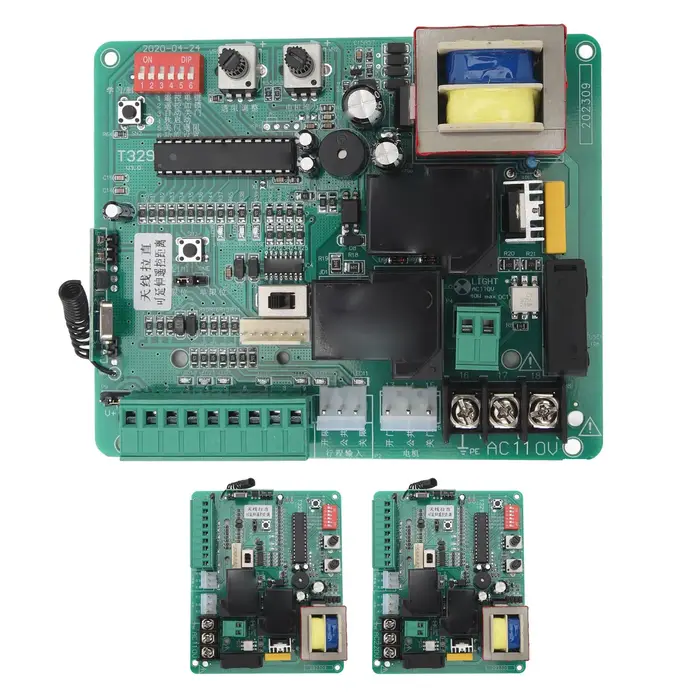 Carte de commande de Circuit universelle 110/220V pour ouvre-porte coulissant, carte de commande éle