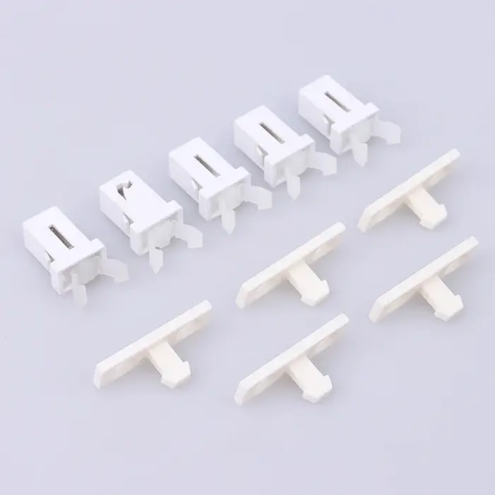 Offre spéciale! 10 pièces de serrures de porte noires et blanches PR-001 pour climatiseur MS, décode