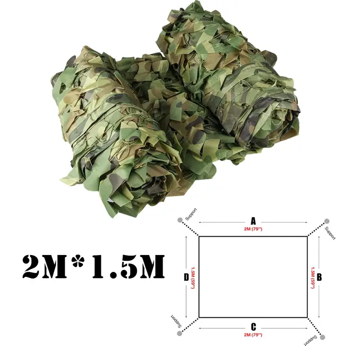 Filet de Camouflage pour Camping en plein air, pare-soleil en maille pour bâtiments de jardin, clôtu