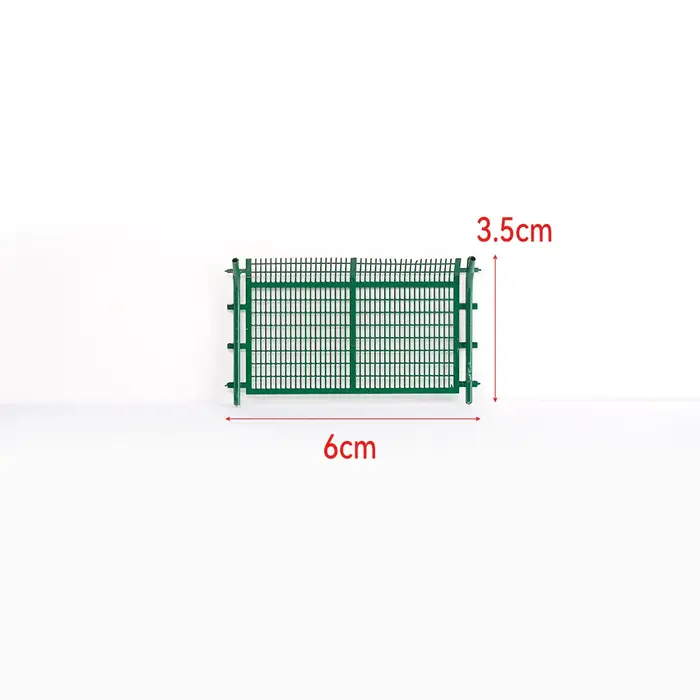 Clôture en treillis métallique de protection, plusieurs tailles, modèle DIY pour maquettes de trains