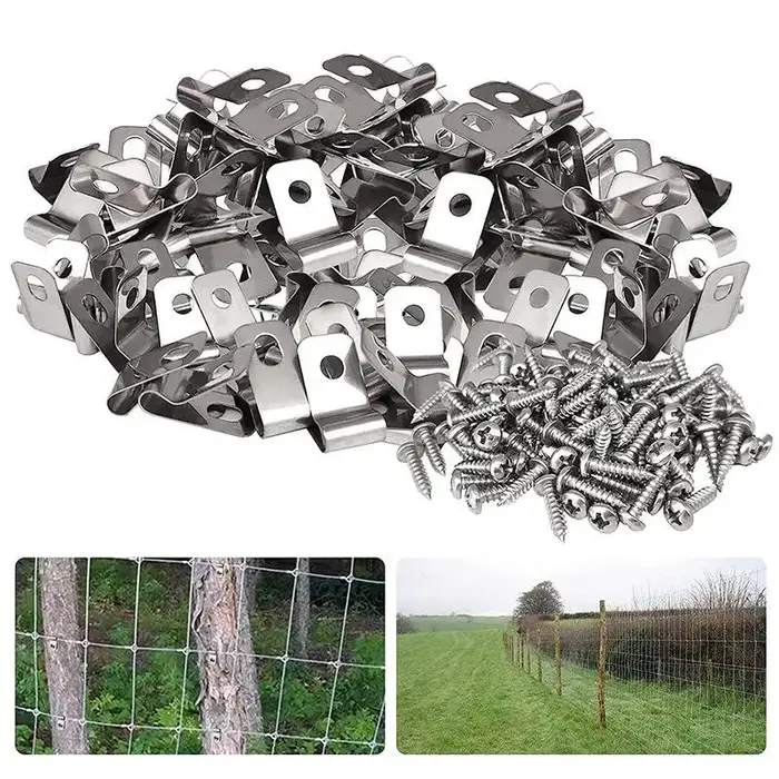 Pinces de fixation de clôture en aluminium