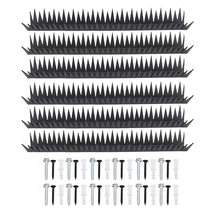 Pointes de clôture en métal, dissuasif pour animaux, anti-escalade, anti-vol, pointes de sécurité po