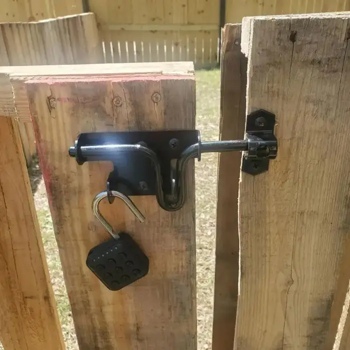 Loquets à boulon coulissant robustes pour portail porte, avec trou verrouillage, boulon coulissant s