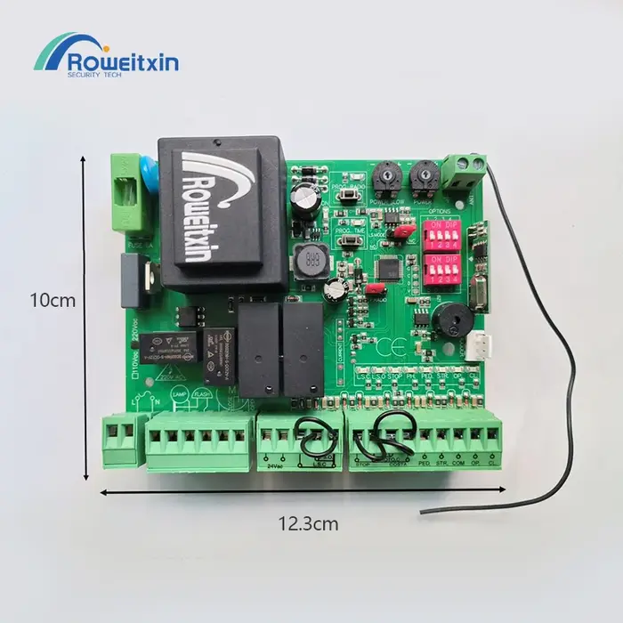 Moteur de porte coulissante universel 220V avec carte de commande adaptée aux habitudes des utilisateurs italiens et espagnols