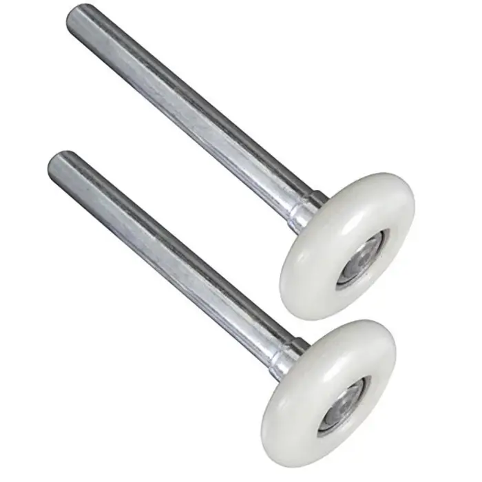 Rouleau de Porte de Garage en Plastique et Métal, Roue, Robuste, Roulement Scellé, Silencieux, 45.6m